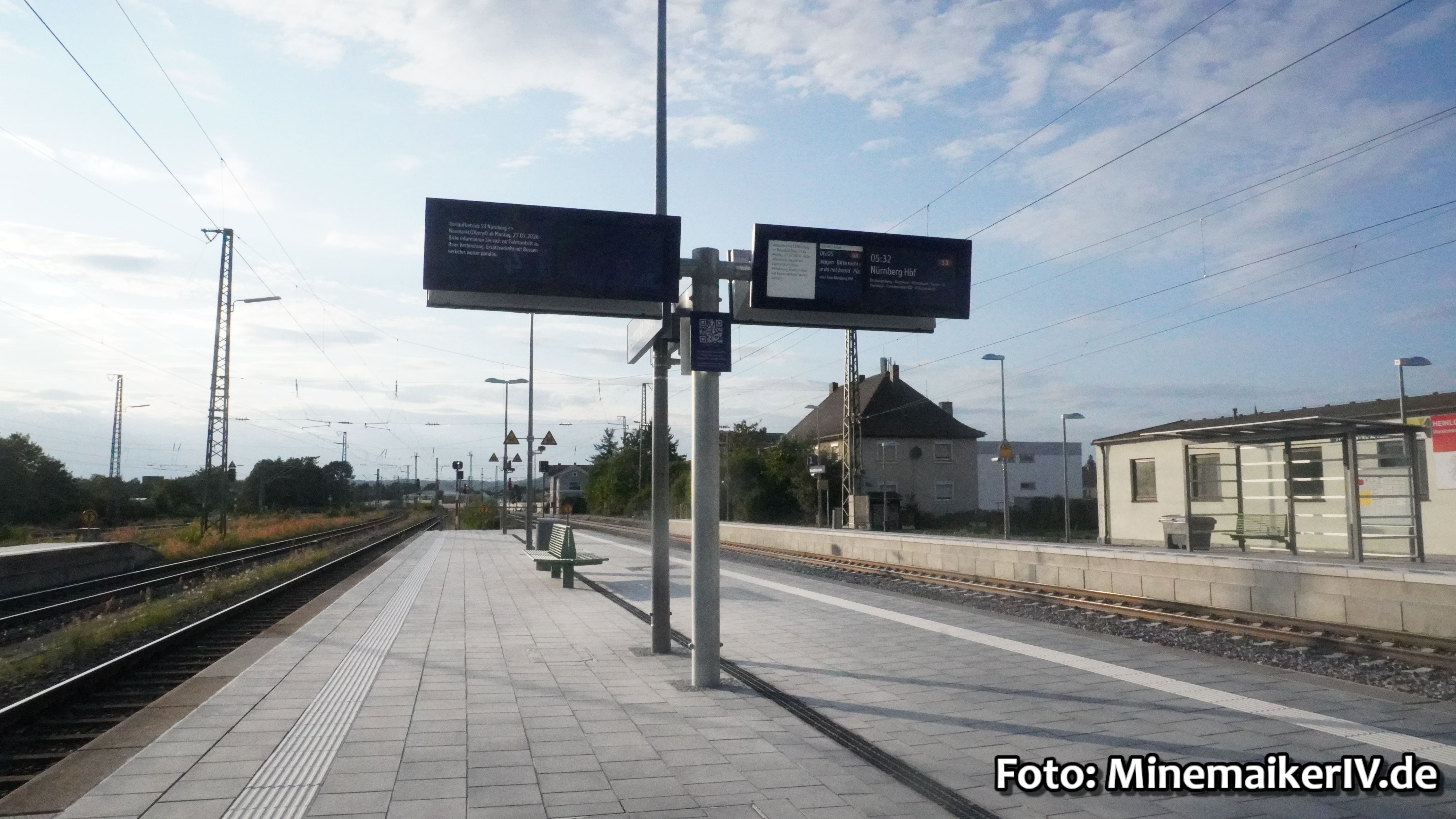 Generalsanierung Nürnberg–Regensburg am 26. Juli 2026 – Aufnahme 11 von den Bahnhöfen Neumarkt
